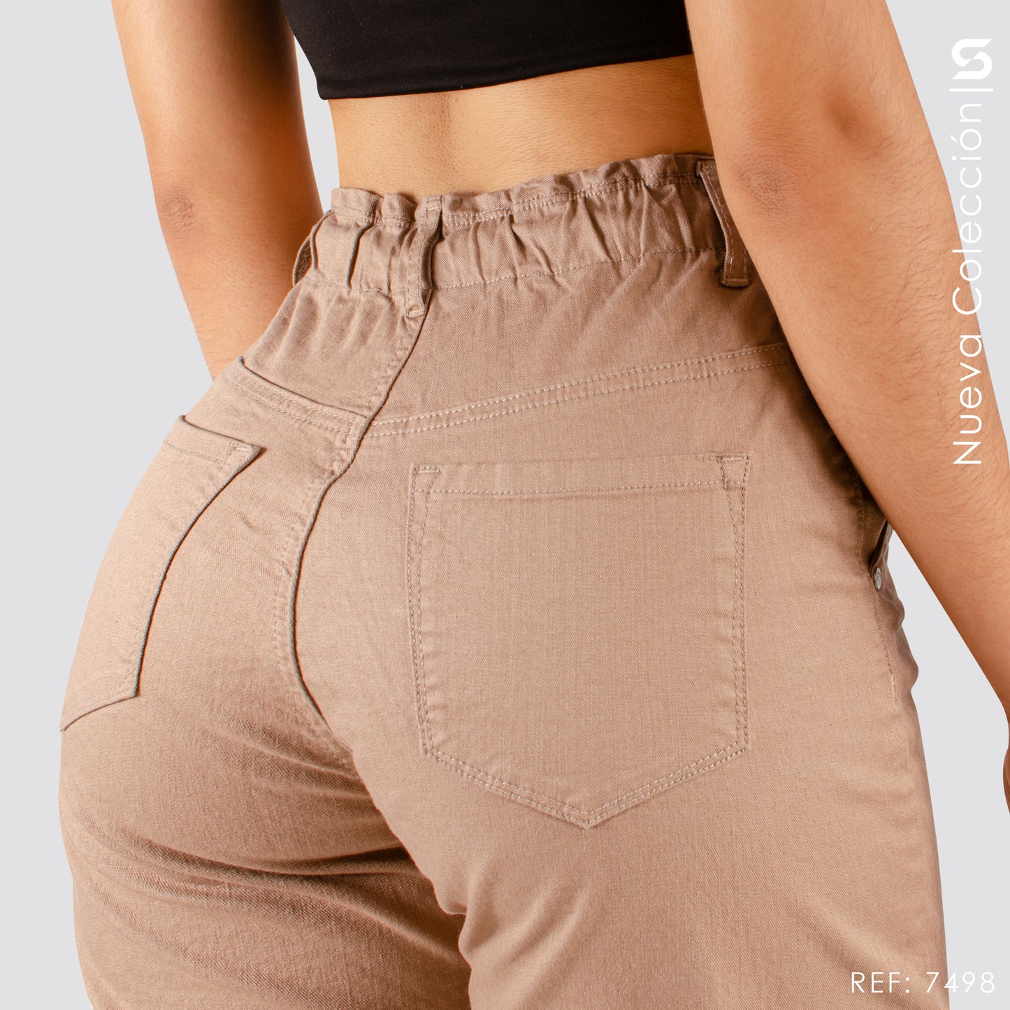 Pantalón Mom Jeans Tiro Alto S7498