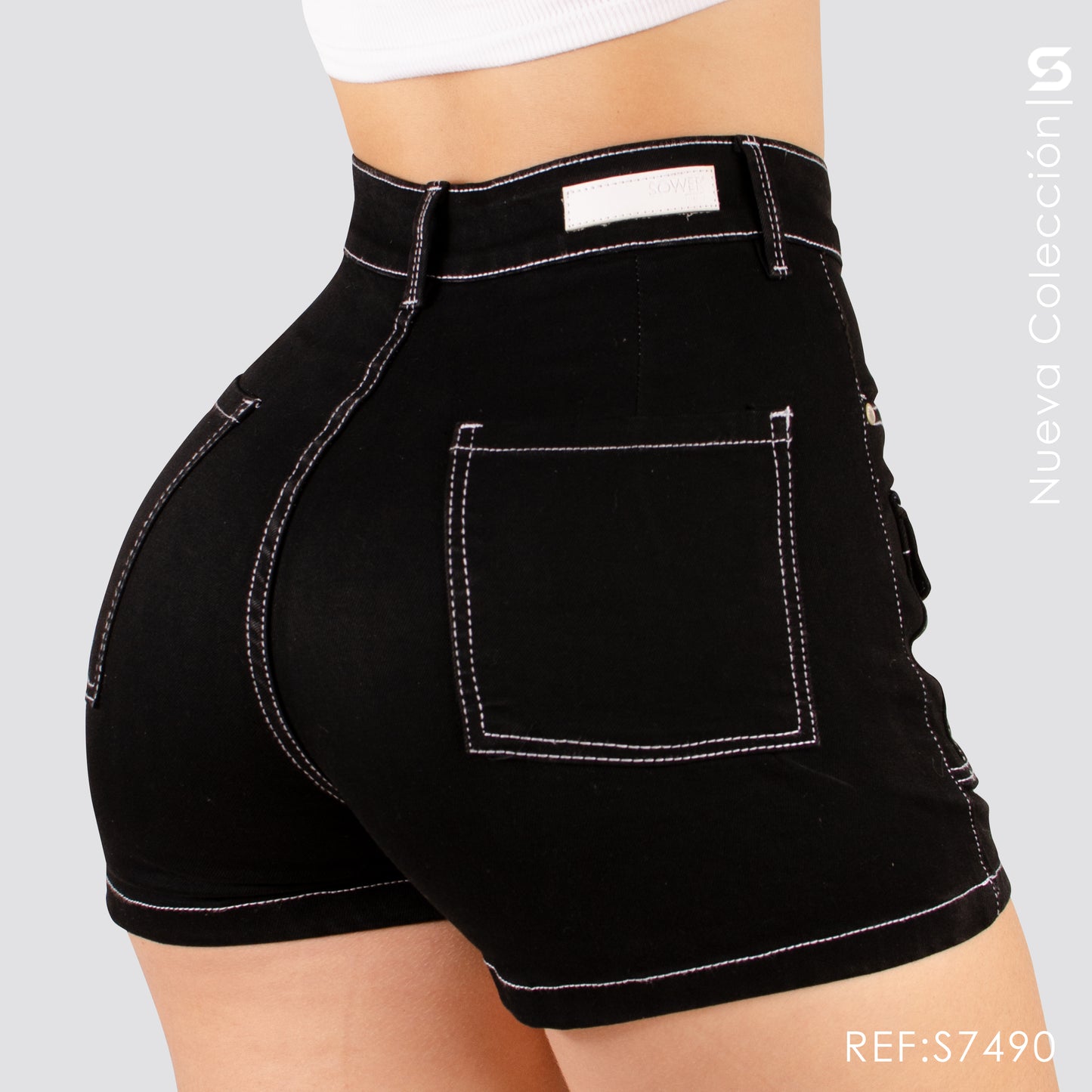 Falda Short Tiro Alto S7490
