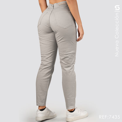 Pantalón Mom Fit Tiro Alto S7435